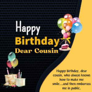 Happy Birthday Wishes For Cousin