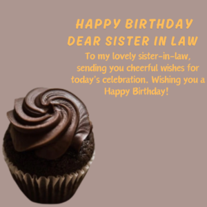 Happy Birthday Wishes For Sister in law