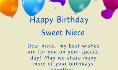 Happy Birthday Wishes For Niece