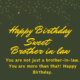 Happy Birthday Wishes For Brother In Law