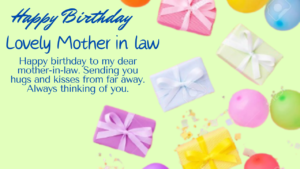 Happy Birthday Wishes For Mother in law