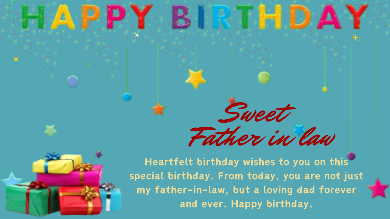 Happy Birthday Wishes For Father In Law