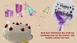 Birthday Card For Sister In Law