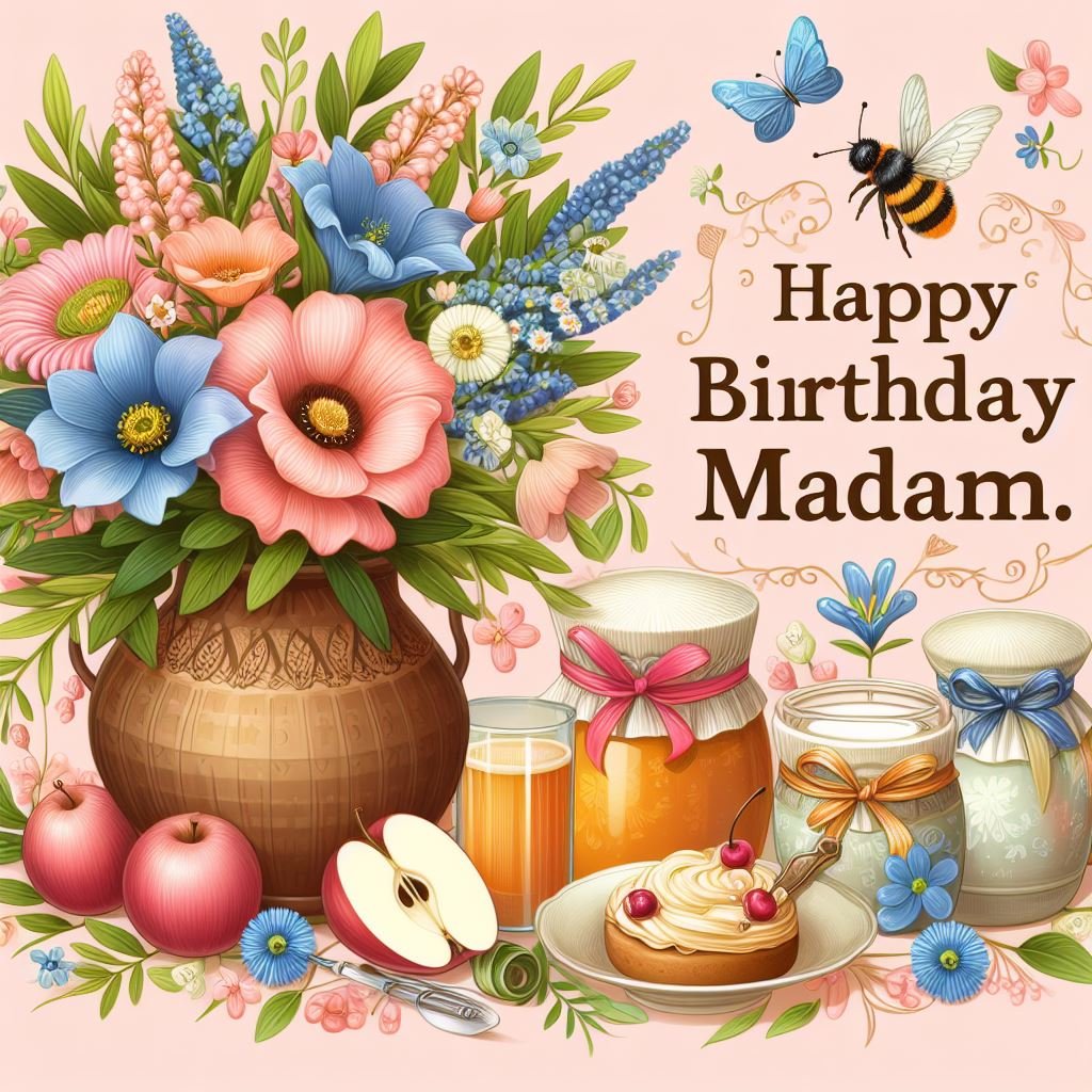 Happy Bday Greetings For Madam