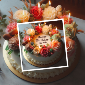 Happy Birthday My Wife for lightcake