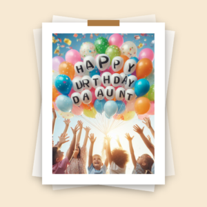 happy birthday dear aunt for Balloons 1
