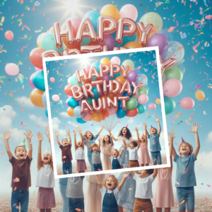 happy birthday dear aunt for Balloons