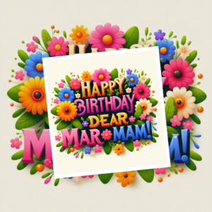 happy birthday dear maam for flowers