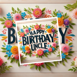 happy birthday uncle for Centerpieces 1