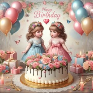 Happy Birthday Wish For Twins