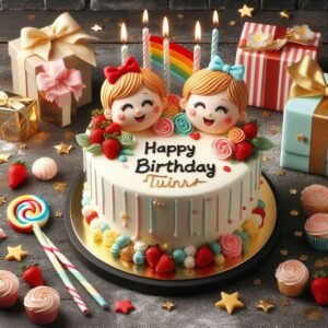 Happy Birthday Wish For Twins
