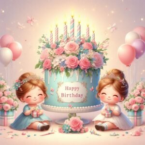 Happy Birthday Wish For Twins